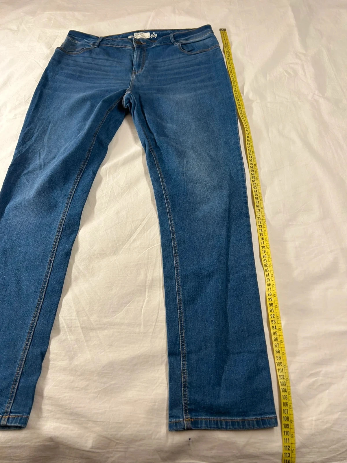 Blue slim fit Green in extenso jeans w36 l32 – photo 4